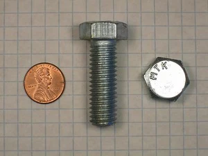 HEX TAP BOLT #(1/2"-13) x 1-1/2" STEEL, FULLY THREADED, ZINC-PLATED - Bild 1 von 1