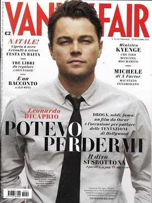 Vanity Fair Magazine Leonardo DiCaprio Rose McGowan Michele Bravi Piero Angela - Image 1 of 4