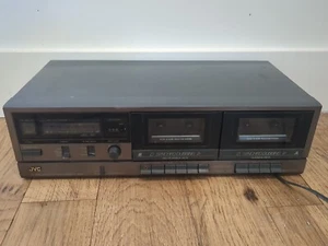 JVC TD-W53 Stereo Dual Double Cassette Deck Tape Player (PARTS ONLY) - Picture 1 of 5