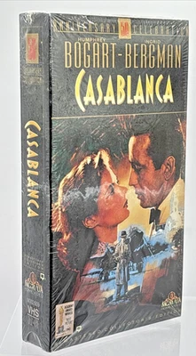 Casablanca 50th Anniversary VHS Humphrey Bogart Ingrid Bergman SEALED - Image 1 of 3