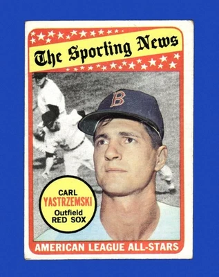 1969 Topps Set-Break #425 Carl Yastrzemski LOW GRADE (crease) *GMCARDS* - Image 1 of 2
