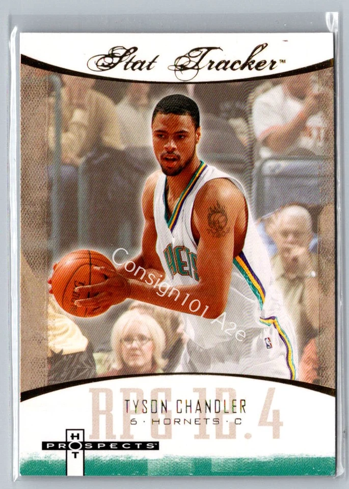 2007-08 Fleer Hot Prospects #ST-34 Tyson Chandler Stat Tracker - Image 1 of 2