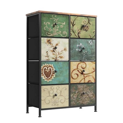 Vintage mit 8 Schubladen Sideboard Anrichte Buffet Schrank Kommoden Wohnzimmer. - Bild 1 von 4