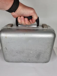 Small Vintage Cheney Aluminum Watertight Case 12.5'' x 9.5'' x 6'' Cool Case ! - Picture 1 of 24