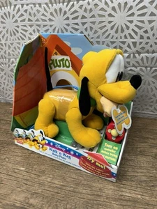 Vintage Disney Fisher Price Walk 'n Wag Baby Pluto Plush ~ New In Original Box - Picture 1 of 8