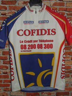 Camiseta deportiva de ciclismo Cofidis talla L Foto 1 de 2