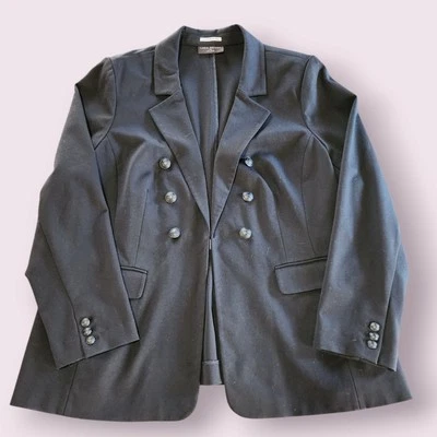 Blazer Lane Bryant 26 The Bryant Negro Elástico Clásico Trabajo Jefe Baddie Cápsula Foto 1 de 4