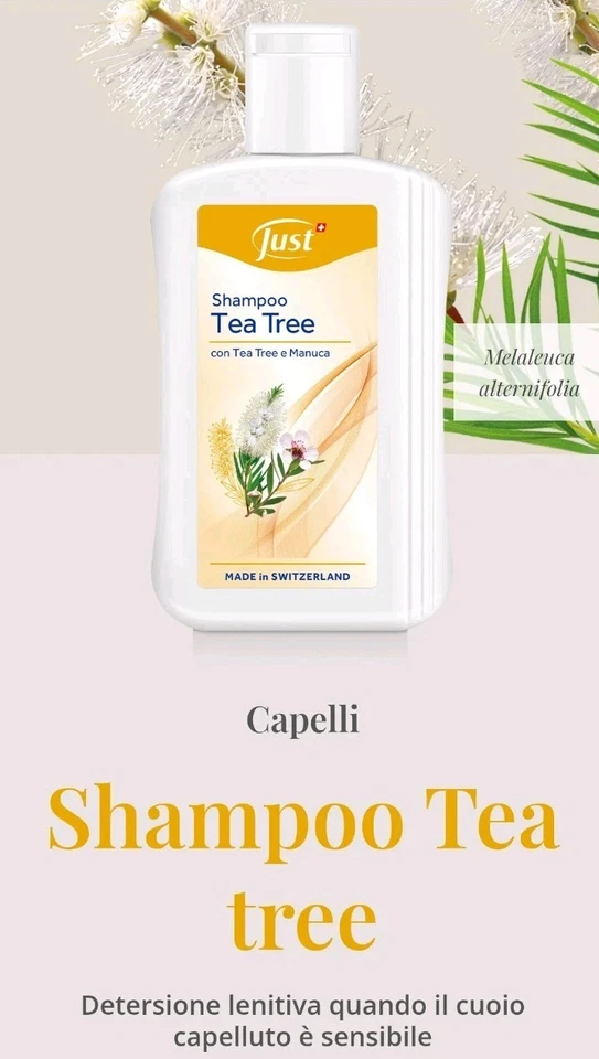 Shampoo Tea Tree Just 125 Ml - Immagine 1 di 1
