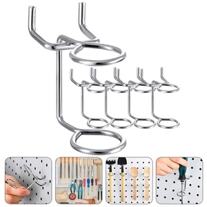 5pcs Screwdriver Organizers Pegboard Tool Holders Double-ring Screwdriver Racks - Picture 1 of 12