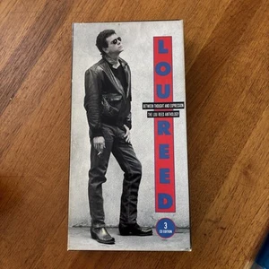 LOU REED Between Thought And Expression BOX SET 3 CASSETTES 1992 Tapes & BOOK - Picture 1 of 6