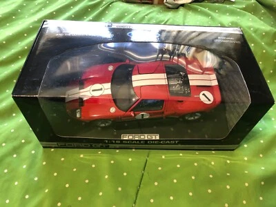 Ford GT40 Concept car diecast red #1 1/18 scale By Beanstalk new in box - Image 1 of 3