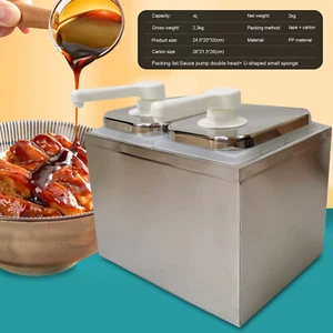 Commercial Fudge Nacho Cheese Sauce Pump Dispenser Dispensing 2-8L US - Picture 1 of 9