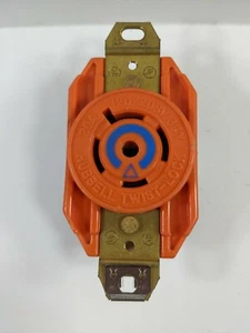 HUBBELL IG2510 Twist-Lock Receptacle 20A 3 Phase 120/208VAC 4POLE 5 Wire - Picture 1 of 5