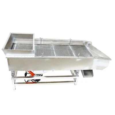 Peneira elétrica linear vibratória tela dupla 6mm&3mm 110V - Imagem 1 de 4