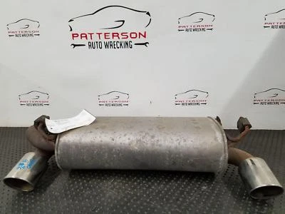 Nissan 350Z 2003 silenciador trasero escape solo puntas de acero inoxidable Foto 1 de 4