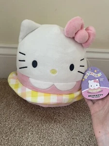 Squishmallow 10" Sanrio Hello Kitty and Friends Pastel Easter Bunny NEW - Picture 1 of 4