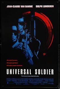 UNIVERSAL SOLDIER 1992 Movie Poster 27x40 • #SciFi #MartialArts #MoviePoster