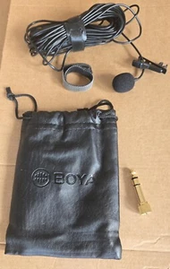 (Pack opened)Boya BY-M1 Clip-On Microphone for DSLR Camera/Smartphone/Camcorder - Picture 1 of 11