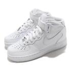 Nike Wmns Air Force 1 07 Mid Triple White Women Casual Shoes Sneakers DD9625-100