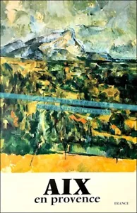 Póster de viaje vintage 1960 Aix-en-Provence paisaje sur Francia impresión artística - Imagen 1 de 5