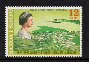 SAMOA 1977 12s SILVER JUBILEE AND ROYAL VISIT SET MNH - Picture 1 of 2
