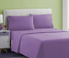 Scala 100% Egyptian Cotton 4 PC Sheet Set 15"IN Extra Soft Fade Resistant Sheets