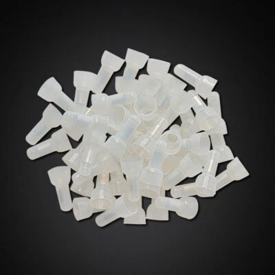 1000pcs Closed End Crimp Cap 12-10 AWG Nylon Wire Connector Terminal CE5-X - Image 1 of 4