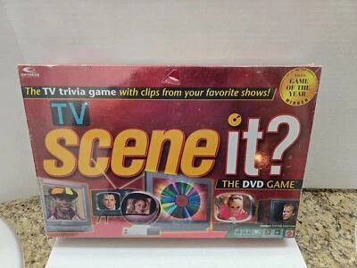 TV Scene It? DVD Board Game THE DVD GAME - GAME OF THE YEAR NEW SEALED - Image 1 of 4