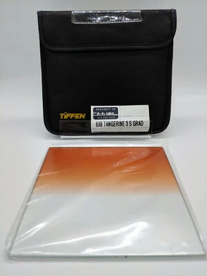 Tiffen 6.6x6.6" Tangerine 3 Soft Edge Graduated Filter SE Grad MFR # 6666CGTA3S - Image 1 of 3