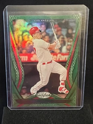 Mike Trout 2020 Chronicles Contenders Certified Green - Anaheim Angels - Image 1 of 2