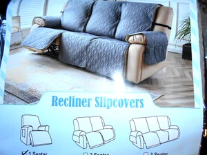 1 seater Recliner Slip Cover, Cream BRAND NEW - Picture 1 of 3