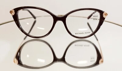 Gafas de plástico originales MICHAEL KORS MK4098BU (SAVOIE) 3344 MARRÓN NUEVAS 53-16 Foto 1 de 4