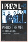 I PREVAIL PIERCE THE VEIL FIT FOR A KING True Power Tour 2022 Ltd Ed RARE Poster