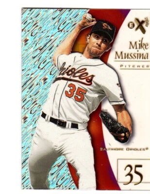 1998 E-X2001 Fleer/Skybox #24 Mike Mussina BALTIMORE ORIOLES - Image 1 of 2