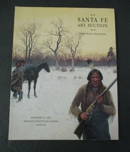 1997 SANTA FE ART AUCTION CATALOG, Western American Art, Catlin, Remington etc. - Picture 1 of 8