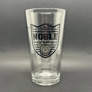 ✅ Noble Ale Works 16oz Pint Brewery Beer Glass 1st Annual Fest Mikkeller Club - Picture 1 of 9