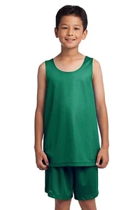 Sport-Tek Youth Basketball PosiCharge Classic Mesh Reversible Tank YST500 - Picture 1 of 25