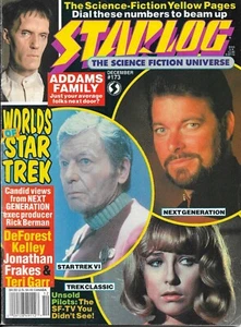 Starlog 173 Dec 1991 Star Trek TNG VI Berman Kelley Frakes Garr Stryken SF pilot - Picture 1 of 1