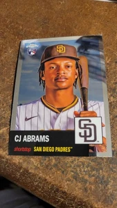 2025 Topps Chrome Platinum Anniversary Baseball CJ Abrams Rc #257 - Picture 1 of 2