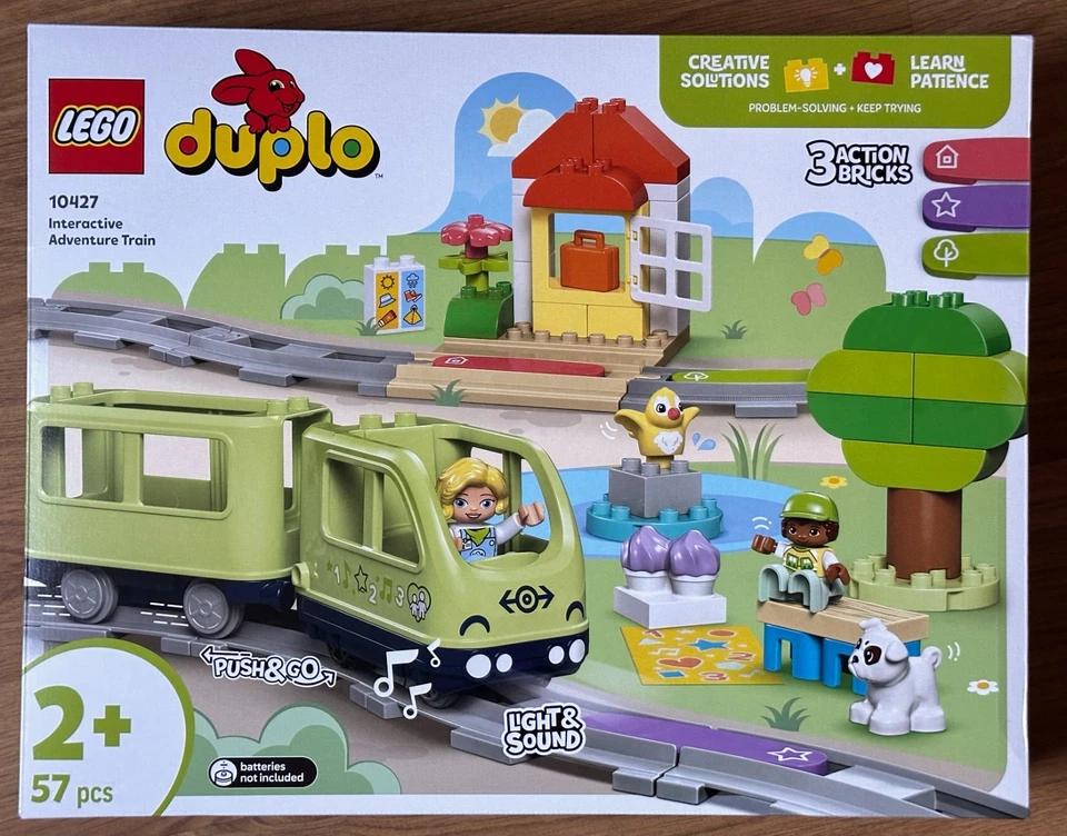 LEGO DUPLO  `` INTERACTIVE ADVENTURE TRAIN ´´ Ref 10427  NUEVO A ESTRENAR - Imagen 1 de 2