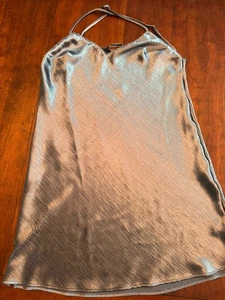 Victoria’s Secret Nachthemd hinten offen Slip grau schimmernd Y2K Größe Small - Bild 1 von 3