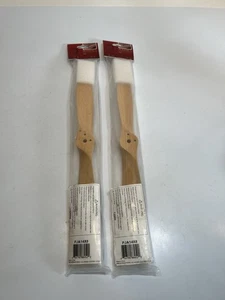 XOAR PJA 14x8 RC Model Airplane Propeller 14 Inch Prop Gas Wood Beechwood X 2 - Picture 1 of 4