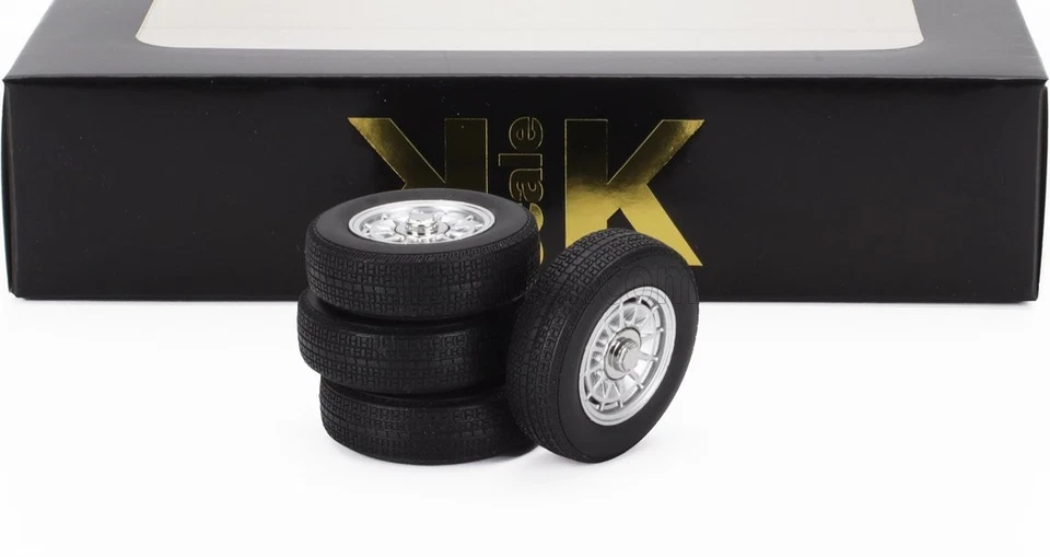 1/18 KK-SCALE - ACCESSORIES - SET 4X WHEELS AND RIMS FOR GHIBLI COUPE KKDCACC051 - Immagine 1 di 1