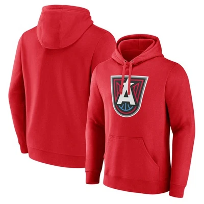 Men's  Red Atlanta Dream Primary Logo Pullover Hoodie - Image 1 of 3
