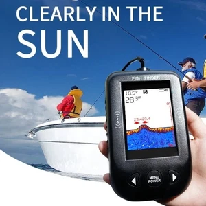 LCD Display Portable Sonar Finders 100M Depth Sonar Fish Finder  Sea Fishing - Picture 1 of 12