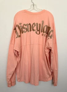 Disneyland Resort Spirit Jersey Orange Long Sleeve Disney Oversized Women's XL - Picture 1 of 8