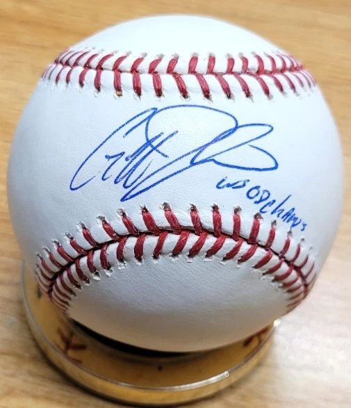 Autographed GEOFF JENKINS " WS 08 Champs"  Official Major League Baseball w/COA - Image 1 of 1