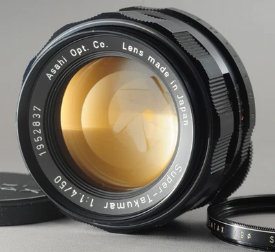 US Duty Paid Near Mint Asahi Pentax Super Takumar 50mm F/1.4 M42 Lens #3746 - Image 1 of 4
