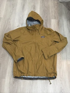 Chaqueta Patagonia Torrentshell Impermeable Lluvia Concha Dorada Para Hombre Mediana M - Imagen 1 de 8