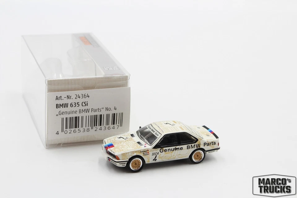 Brekina BMW 635 CSi "Piezas BMW" Nº 24364 1:87 /BRN1423 Foto 1 de 1
